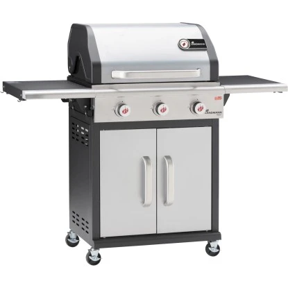 Landmann Gasgrill Triton PTS 3.0 Mit 3 Brennern Silber 1 Landmann Gasgrill Triton PTS 3.0 Mit 3 Brennern Silber