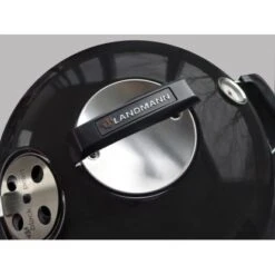 Landmann Holzkohle-Kugelgrill Black Pearl Schwarz -Küchengrill 000810313426 937270 4327 3