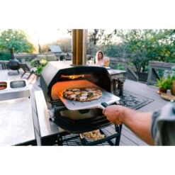 Ooni Pizzaofen Karu 16 Multi-Brennstoff Outdoor Edelstahl/Schwarz -Küchengrill 060568345451 11029300 A 01