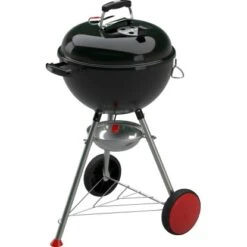 Weber Holzkohle-Kugelgrill Kettle Plus Ø 47 Cm Schwarz-Rot
