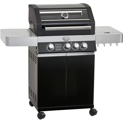 Rösle Gasgrill BBQ-Station Videro G3 50mbar 3 Brenner Und Seitenbrenner Schwarz 1 Rösle Gasgrill BBQ-Station Videro G3 50mbar 3 Brenner Und Seitenbrenner Schwarz
