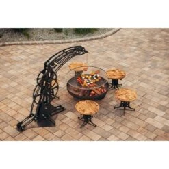 Ferrum Art Design Feuerstelle Industrie Blank -Küchengrill 1310143 4