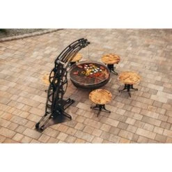 Ferrum Art Design Feuerstelle Industrie Blank -Küchengrill 1310143 6