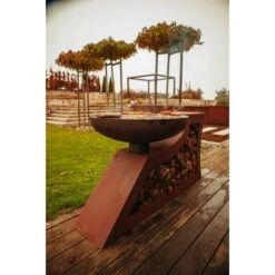 Ferrum Art Design Feuerstelle L-Form Rost -Küchengrill 1310713 9