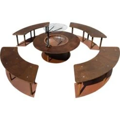 Küchengrill 35 Ferrum Art Design Feuerstelle Circle Rost