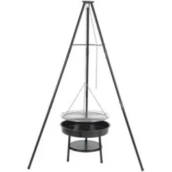 Küchengrill 33 Tepro Schwenkgrill Cary Ca. Ø 46,5 Cm Schwarz