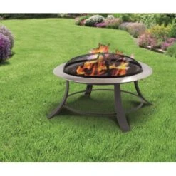 Tepro Feuerstelle Silver City 74 X 50 X 74 Cm (B X H X T) Schwarz/Edelstahl 7 Tepro Feuerstelle Silver City 74 X 50 X 74 Cm (B X H X T) Schwarz/Edelstahl -Küchengrill 2081834 2400 1