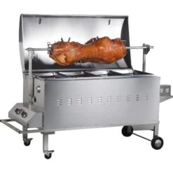 Tepro Gasgrill Columbus Für Spanferkel Inkl. Motor Edelstahl Mit 2 Brennern -Küchengrill 2083137 picture 2