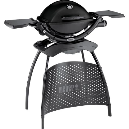 Weber Gasgrill Q 1200 Schwarz Mit 1 Brenner Und Standgestell 1 Weber Gasgrill Q 1200 Schwarz Mit 1 Brenner Und Standgestell