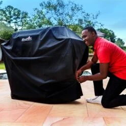 Char-Broil Grillabdeckung Für 3- Und 4-Brenner-Gasgrills Schwarz -Küchengrill 2835080 5