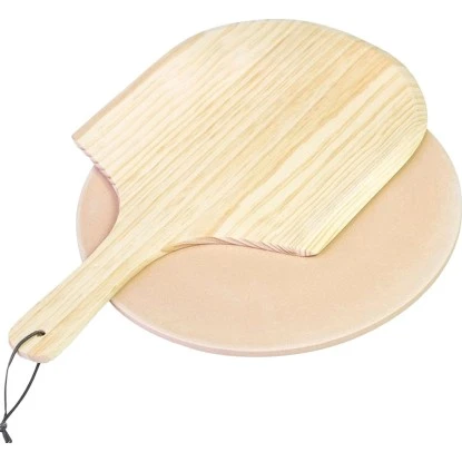 Char-Broil Pizzastein-Set Ø 38 Cm Inkl. Holzschieber 1 Char-Broil Pizzastein-Set Ø 38 Cm Inkl. Holzschieber