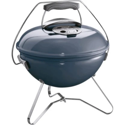 Weber Holzkohle-Kugelgrill Smokey Joe Premium Ø 37 Cm Slate Blue 1 Weber Holzkohle-Kugelgrill Smokey Joe Premium Ø 37 Cm Slate Blue