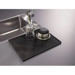 Wenko Abtropfmatte Maxi 40 Cm X 30 Cm Black Outdoor Kitchen Schwarz -Küchengrill 4008838357705 1068 06