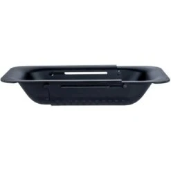 Wenko Spülbeckensieb Sivo Ausziehbar Schwarz -Küchengrill 4008838364307 1068 16