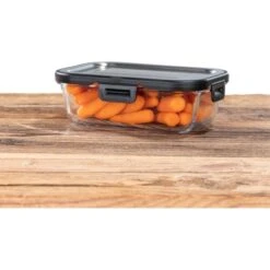 Wenko Glas Frischhaltedose Steel Black Outdoor Kitchen 0,6 L -Küchengrill 4008838367001 1068 08