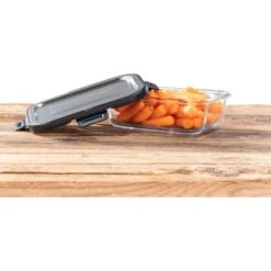 Wenko Glas Frischhaltedose Steel Black Outdoor Kitchen 0,6 L -Küchengrill 4008838367001 1068 09