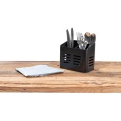 Wenko Besteckkorb Baco Black Outdoor Kitchen Schwarz -Küchengrill 4008838375327 1068 06