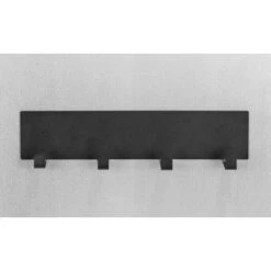 Wenko Magnetische Hakenleiste Ima Mit 4 Haken Schwarz -Küchengrill 4008838381373 1068 10