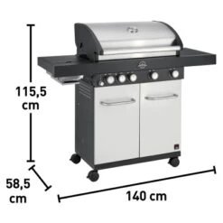 Jamestown 4-Brenner Gasgrill Maddox -Küchengrill 4048126602513 VM 01