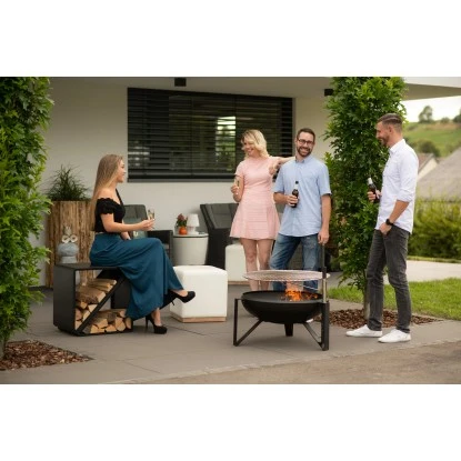Westmann Premium Grill Feuerstelle Inkl. Grillrost Ø 70 Cm X 75 Cm Schwarz 9 Westmann Premium Grill Feuerstelle Inkl. Grillrost Ø 70 Cm X 75 Cm Schwarz – Bild 9