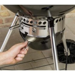 Weber Holzkohle-Kugelgrill Master-Touch GBS E-5750 Ø 57 Cm Schwarz -Küchengrill 4473443 CU01