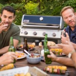 Weber Gasgrill Genesis II E-415 GBS Mit 4 Brennern Schwarz -Küchengrill 4474557 AB02