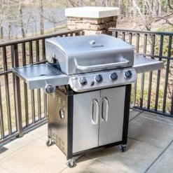 Char-Broil Gasgrill Convective 440 S Mit 4 Brennern Und Seitenkocher -Küchengrill 4519203 1
