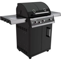 Outdoorchef Gasgrill Dualchef 325 G Schwarz 3 Brenner Mit Seitenkochstelle -Küchengrill 479684 1525 3