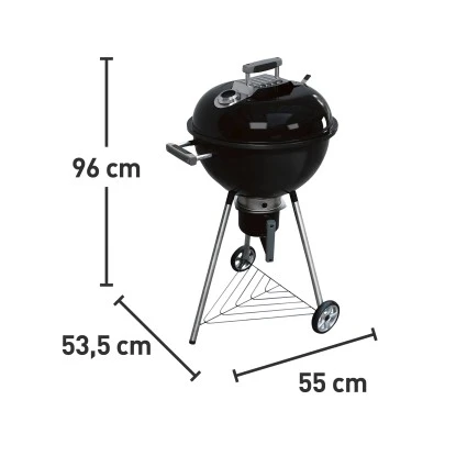 Holzkohle-Kugelgrill North Bay Ø 47 Cm Mit Modularem Grillsystem 8 Holzkohle-Kugelgrill North Bay Ø 47 Cm Mit Modularem Grillsystem – Bild 8