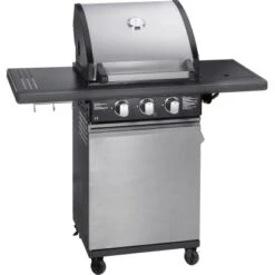OBI Gasgrill Thunder Bay 2-Brenner Mit Seitenkocher -Küchengrill 557044 3299 9