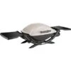 Weber Gasgrill Q 2000 Titan Mit 1 Brenner Und Aromaschienen