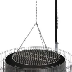 Bellissa Gabionen Grill- Und Feuerstelle 92 Cm X 40 Cm X 142 Cm -Küchengrill 6606529 CU 01