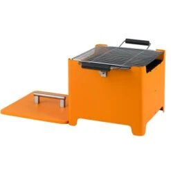 Tepro Holzkohlegrill Chill & Grill Cube Orange 31,5 X 31,5 Cm -Küchengrill 660793 2400 Cube 06