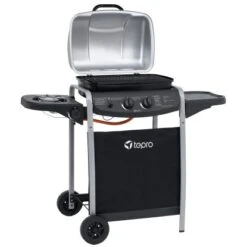 Tepro Gasgrill Fremont 112 X 96,5 X 52 Cm (B X H X T) Schwarz/Silber -Küchengrill 660817 2400 Fremont 04