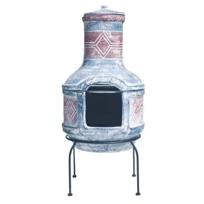 Buschbeck Mexiko-Grillkamin Geodesign Ton Inkl. Grillrost 1 Buschbeck Mexiko-Grillkamin Geodesign Ton Inkl. Grillrost