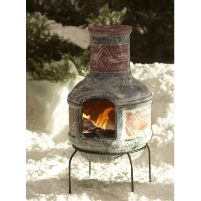 Buschbeck Mexiko-Grillkamin Geodesign Ton Inkl. Grillrost 3 Buschbeck Mexiko-Grillkamin Geodesign Ton Inkl. Grillrost – Bild 3