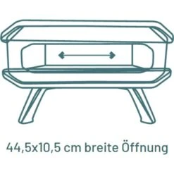 Cozze 17'' Pizzaofen Für Gas Mit Pizzastein 8,0 KW 12 Cozze 17'' Pizzaofen Für Gas Mit Pizzastein 8,0 KW -Küchengrill 708614903469 1025100 VM 09