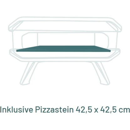 Cozze 17'' Pizzaofen Für Gas Mit Pizzastein 8,0 KW 4 Cozze 17'' Pizzaofen Für Gas Mit Pizzastein 8,0 KW – Bild 4