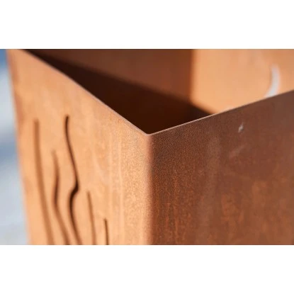 Gartenfreude FeuersäuleDesign Wellen Edelrost 16 X 16 X 50 Cm 7 Gartenfreude FeuersäuleDesign Wellen Edelrost 16 X 16 X 50 Cm – Bild 7