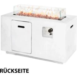 Amare Gas-Feuerstelle Für Den Außenbereich Weiß -Küchengrill 765591 4655 05