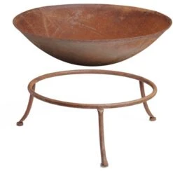 Gartenfreude Design Feuerschale Ø 47 Cm Rostrot 12 Gartenfreude Design Feuerschale Ø 47 Cm Rostrot -Küchengrill 765595 4655 06