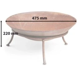 Gartenfreude Design Feuerschale Ø 47 Cm Rostrot 13 Gartenfreude Design Feuerschale Ø 47 Cm Rostrot -Küchengrill 765595 4655 07