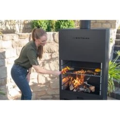 Westmann Grill Und Gartenkamin Schwarz 12 Westmann Grill Und Gartenkamin Schwarz -Küchengrill 8346488 1741 WMLG610B 02