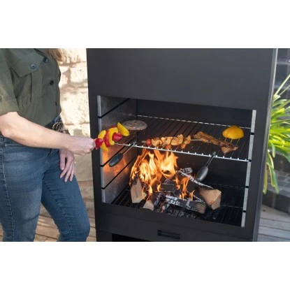 Westmann Grill Und Gartenkamin Schwarz 5 Westmann Grill Und Gartenkamin Schwarz – Bild 5