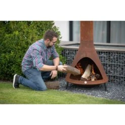 Westmann Feuerstelle Inkl. Rauchablass Rost -Küchengrill 8346561 1741 WMLG900R 02