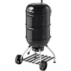 Rösle Holzkohlegrill Smoker No.1 F50-S Schwarz 2 X Ø 50 Cm