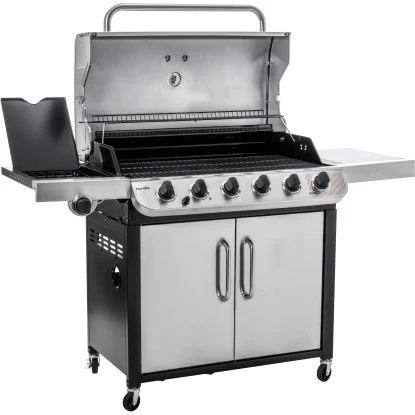 Char-Broil Gasgrill Convective 640 S Mit 6 Brennern Und Seitenkocher Edelstahl 4 Char-Broil Gasgrill Convective 640 S Mit 6 Brennern Und Seitenkocher Edelstahl – Bild 4