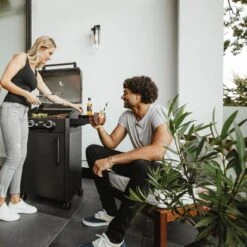 Enders Elektrogrill EFlow Pro 2 Turbo Shadow 3 KW Mattschwarz -Küchengrill W PRO 2 TURBO SHADOW AB 02