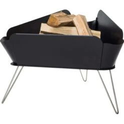 VASNER Merive M1 Feuerschale Niedrig Abgerundet Schwarz -Küchengrill e m1 feuerschale feuerkorb