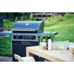 Enders®Gasgrill Boston Black 3 K Turbo -Küchengrill oston 3K TURBO Ambiente 01